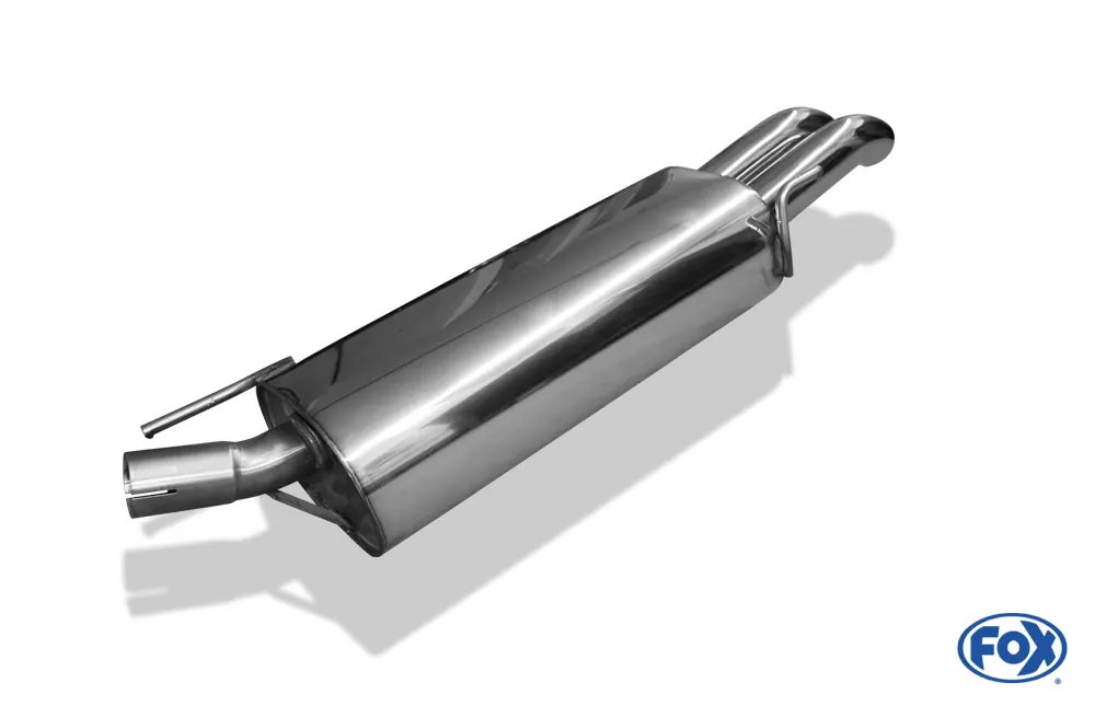 VW Golf IV Cabriolet  Endschalldämpfer - 2x63 Typ 28