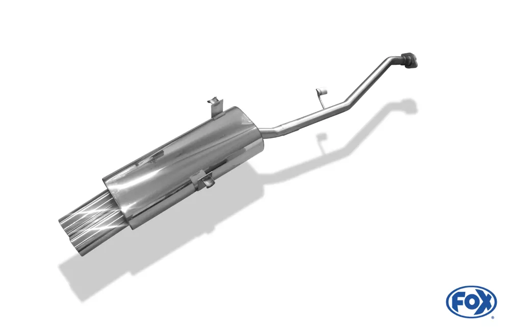 BMW E30 316i/ 318i ab 9/87`  Halbanlage ab Kat mit 2-Loch Flansch - 2x76 Typ 10