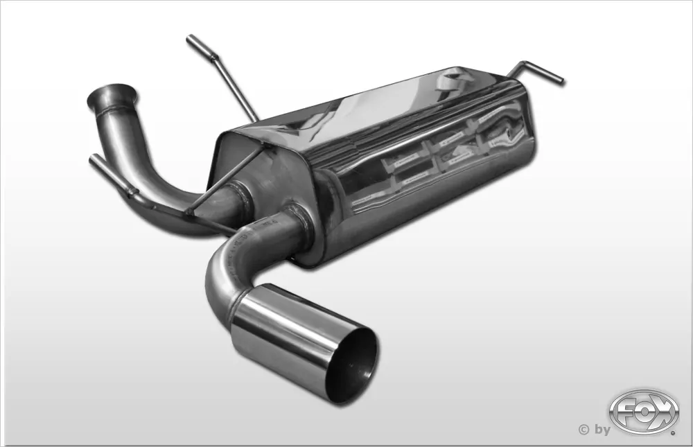 Peugeot 206 RC  Endschalldämpfer quer - 1x90 Typ 10