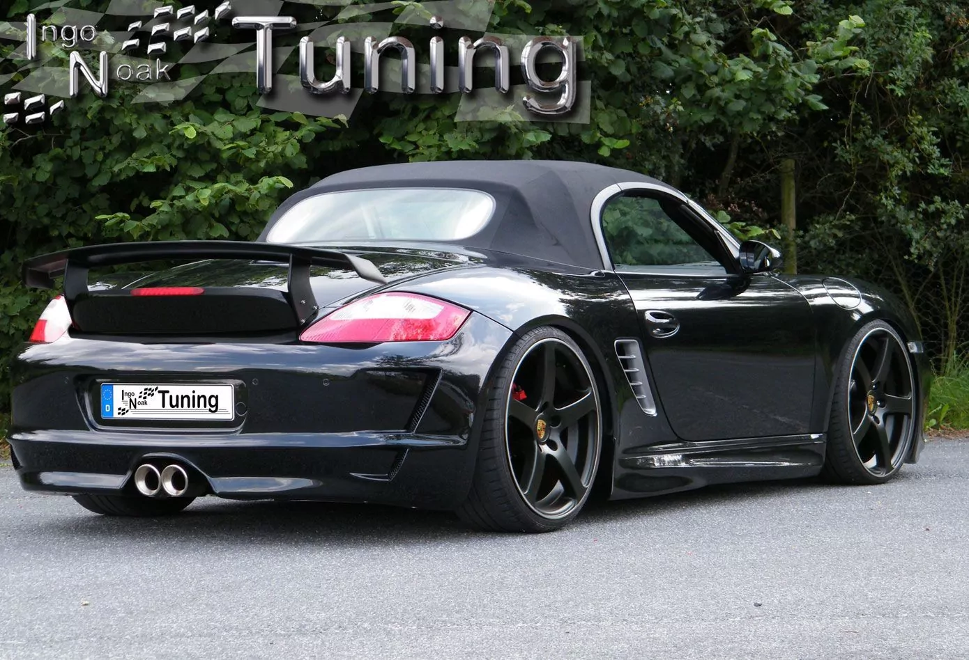 Heckspoiler Heckflügel Ducktail aus GFK für Porsche Cayman Boxster 987