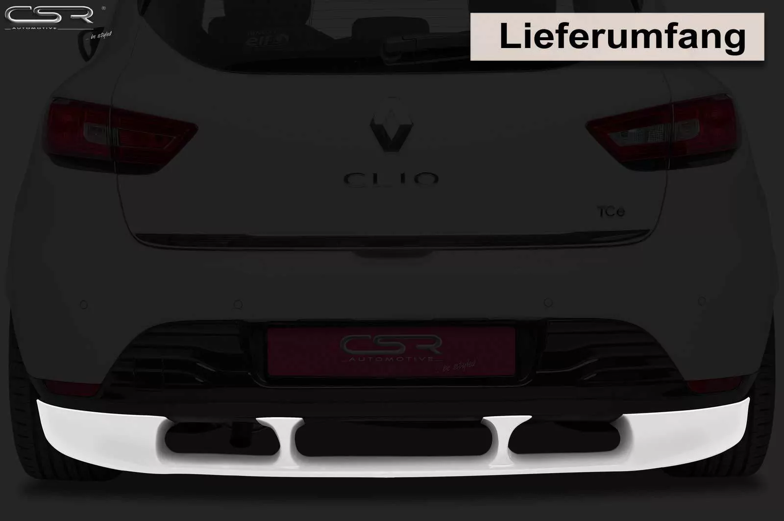 Heckansatz für Renault Clio IV Typ X98 HA147
