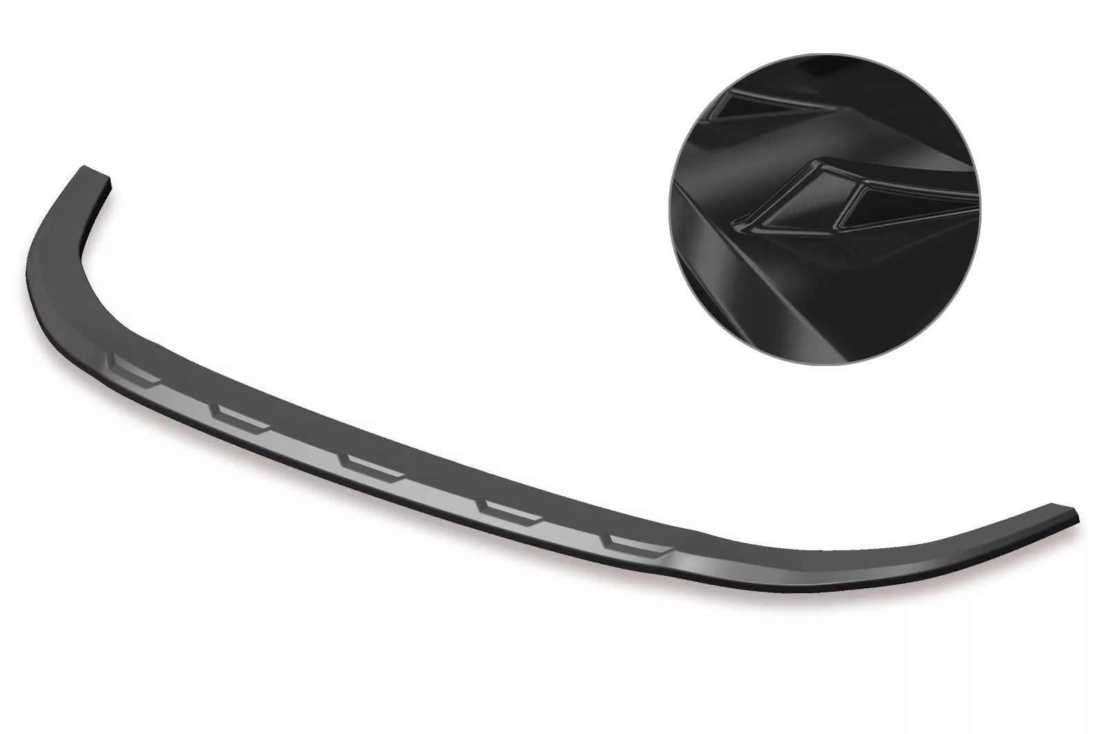 Cup-Spoilerlippe mit ABE für VW Golf 8 GTI, GTD, GTE, R-Line Glossy (schwarz hochglanz)