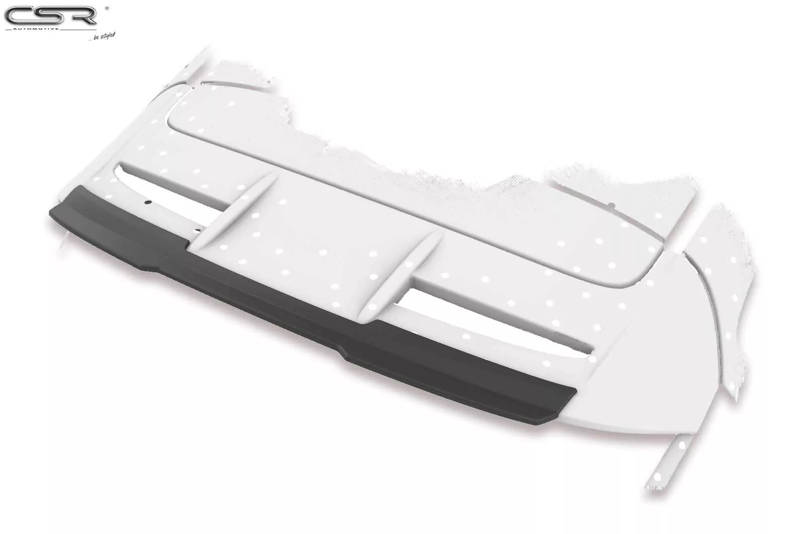 Heckflügel mit ABE für Ford Fiesta MK7 ST / ST-Line HF676-M Carbon Look (matt)