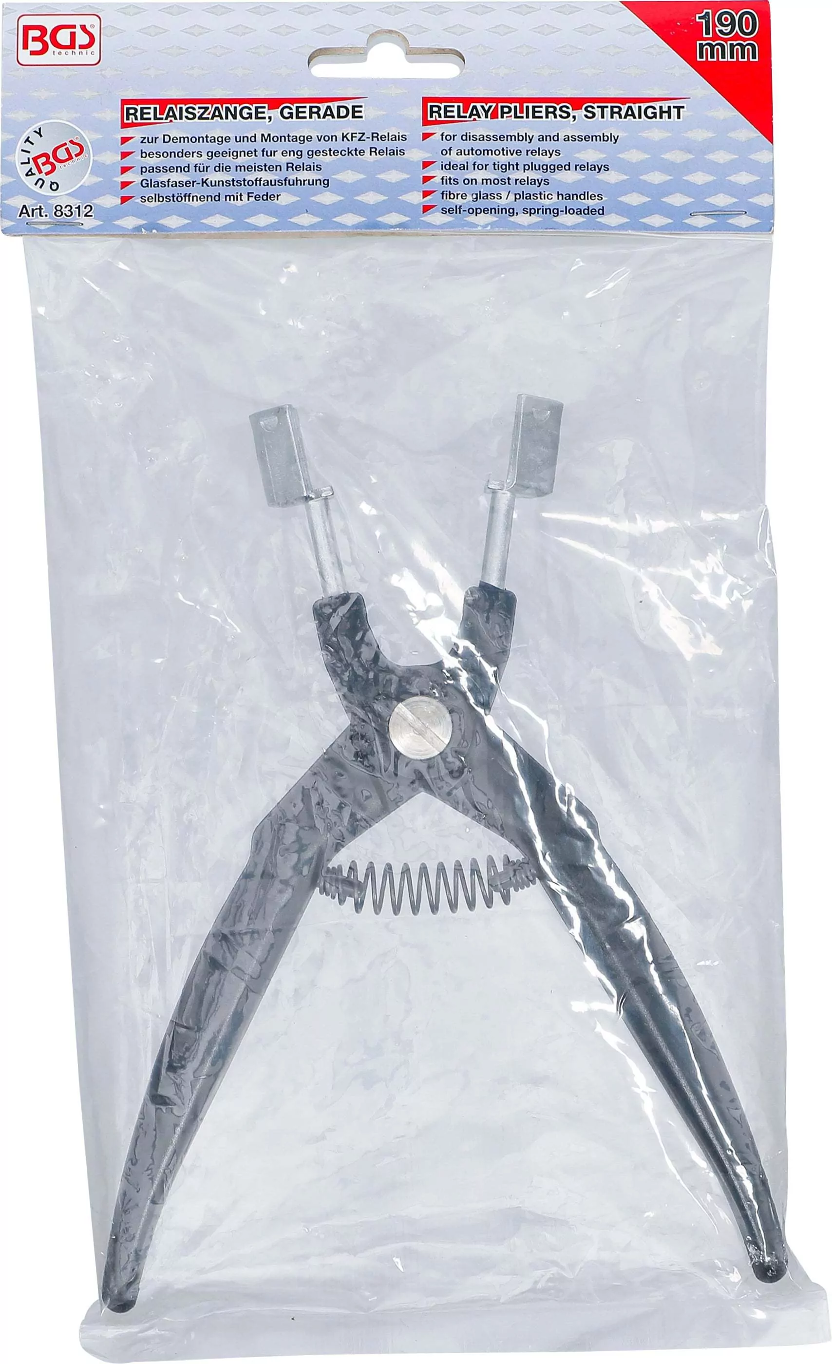 Relaiszange | gerade