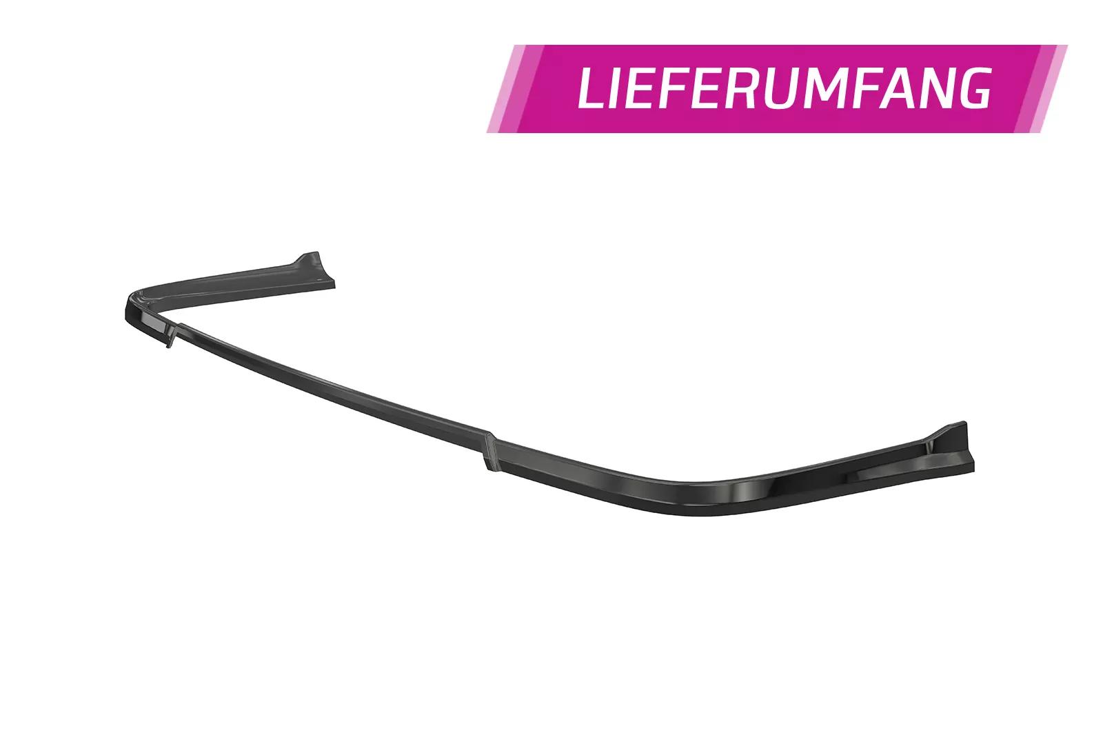 Heckansatz für VW T5 HA269 Strukturiert (schwarz matt)