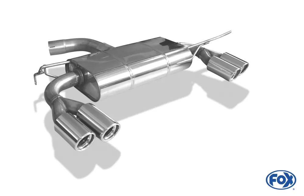VW Scirocco - 13  Endschalldämpfer Ausgang rechts/links - 2x76 Typ 17 rechts/links