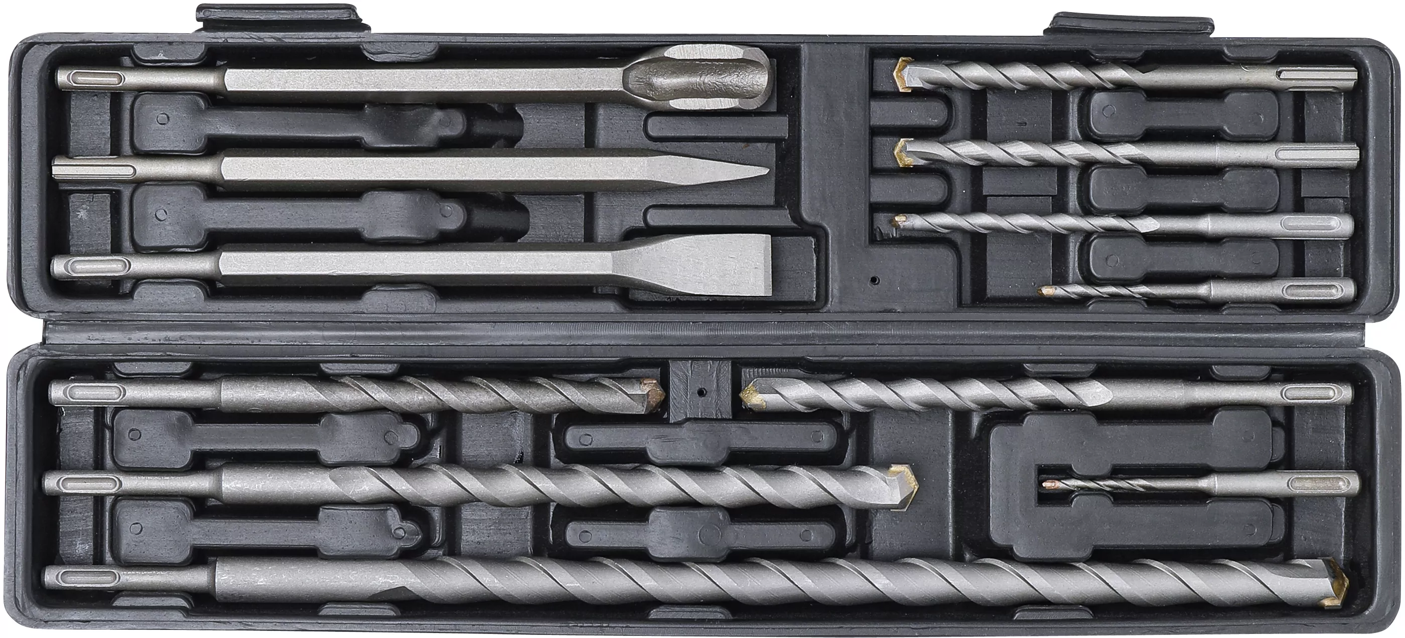 Hammer-, Bohrer- und Meißel-Satz | SDS-Schaft, Hartmetallspitze | 5 - 20 mm | 12-tlg.