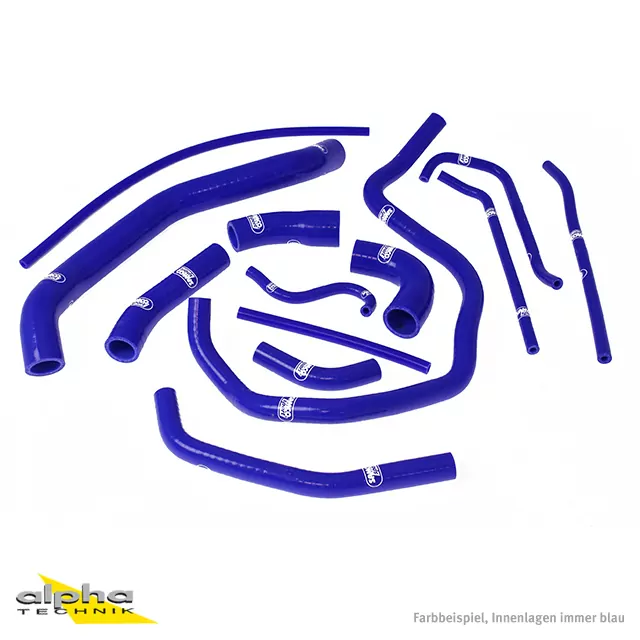 SAMCO SPORT Siliconschlauch Kit blau für Yamaha YZF1000R1 Modelljahr 2002-2003