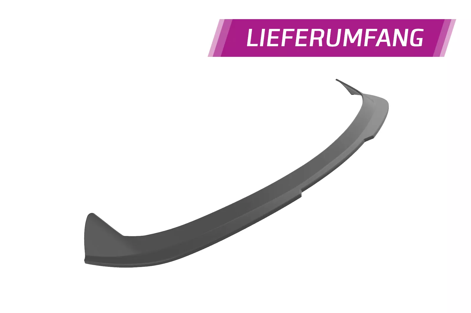 Heckflügel mit ABE für Opel Crossland X / Crossland HF934 Schwarz Strukturiert