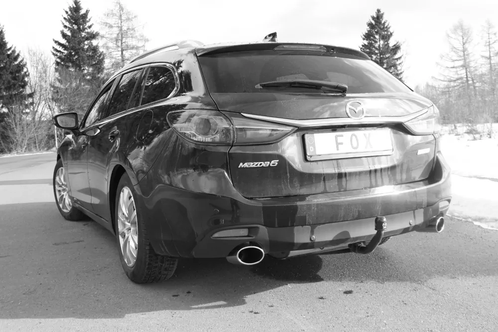 Mazda 6 - GJ Kombi  Endschalldämpfer quer Ausgang rechts/links - 115x85 Typ 38 rechts/links