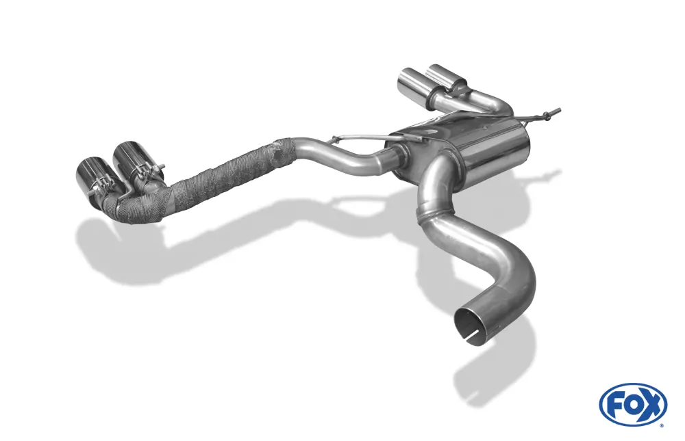 Skoda Kodiaq 4x4  Endschalldämpfer quer - 2x80 Typ 25 rechts/links - Endrohre unter der Stoßstange