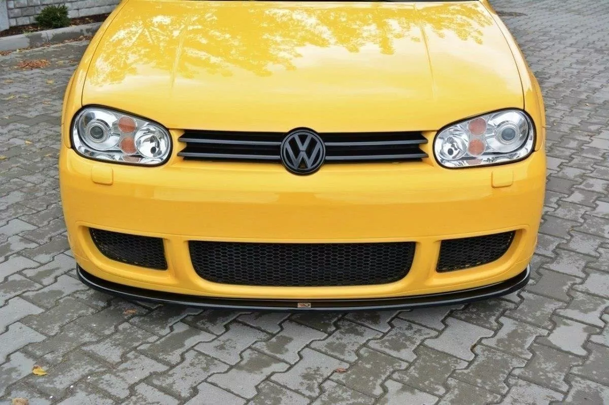 Front Ansatz Passend Für Passend Für VW GOLF 4 R32 Schwarz Hochglanz Schwarz Hochglanz