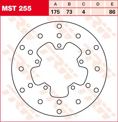 Bremsscheibe Starr Mst255