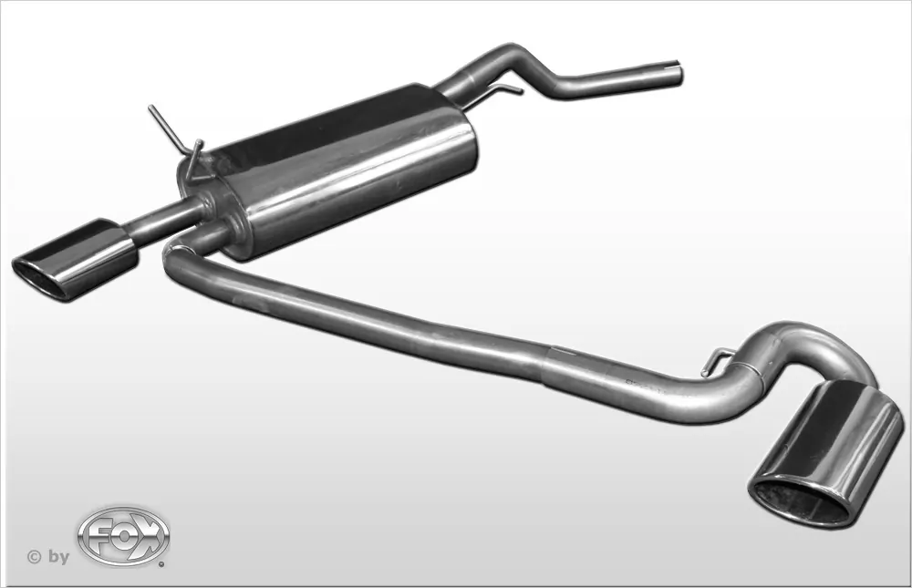 Renault Megane I - Typ BA/ EA/ JA  Endschalldämpfer Ausgang rechts/links  - 115x85 Typ 32 rechts/links