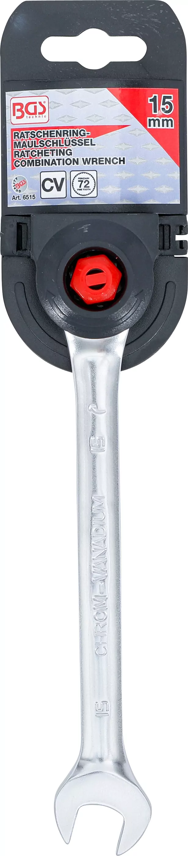 Ratschenring-Maulschlüssel | SW 15 mm