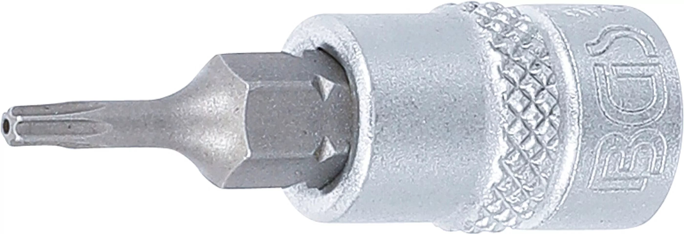 Bit-Einsatz | Antrieb Innenvierkant 6,3 mm (1/4") | T-Profil (für Torx) mit Bohrung T8