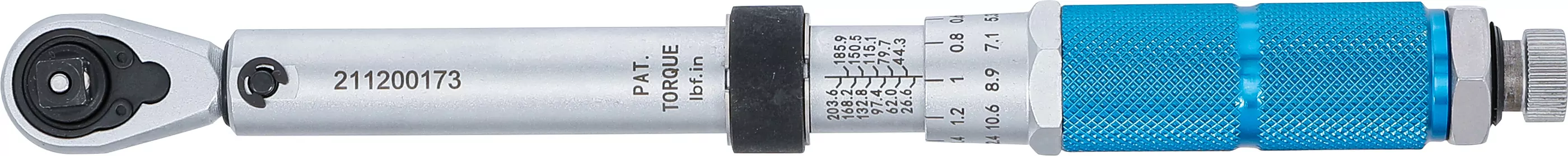 Drehmomentschlüssel | Abtrieb Außenvierkant 6,3 mm (1/4") | 3 - 24 Nm