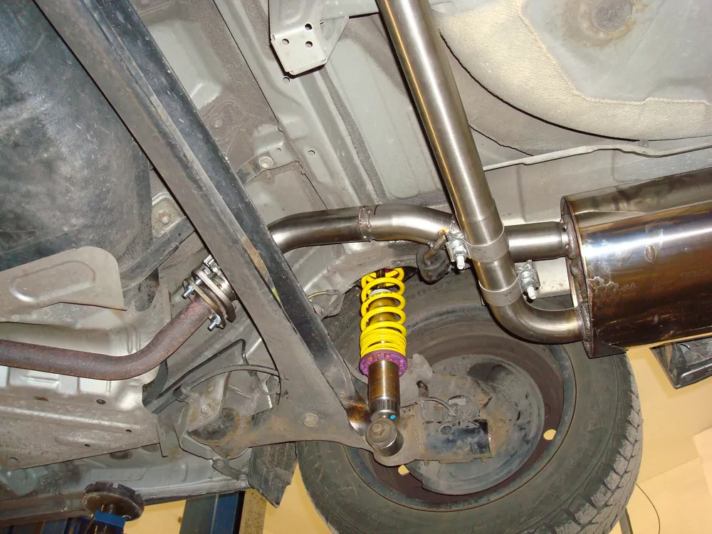 Toyota Corolla E12 Combi  Endschalldämpfer Ausgang rechts/links - 2x80 Typ 13 rechts/links