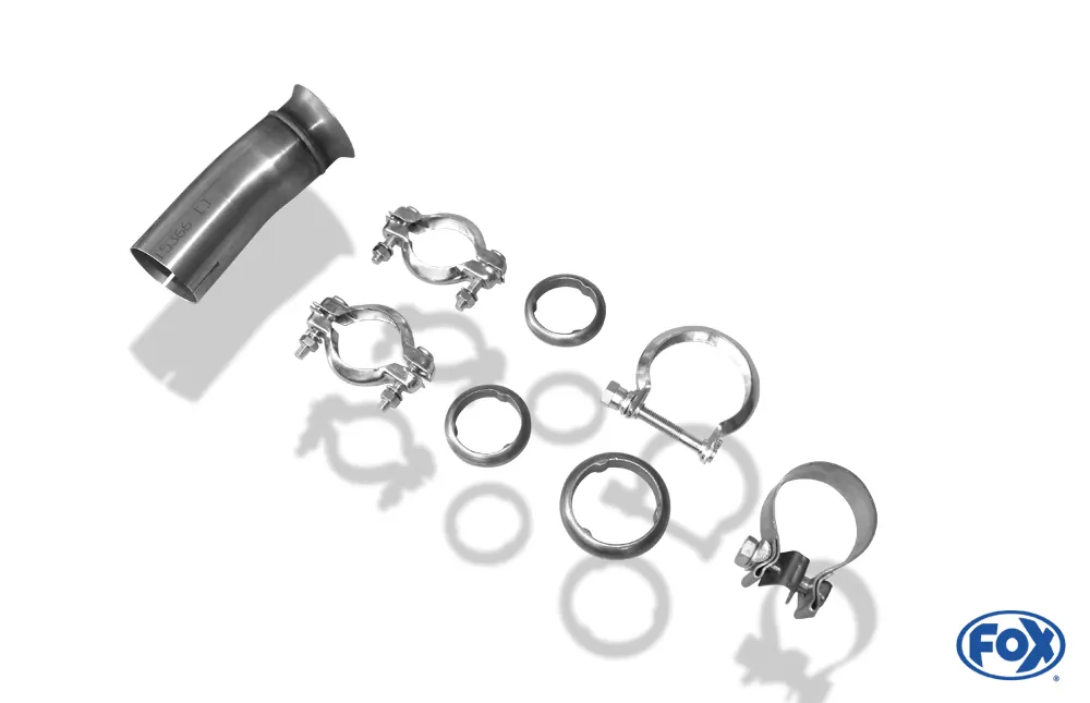 Renault Koleos Diesel  Endschalldämpfer quer Ausgang rechts/links - 140x90 Typ 44 rechts/links