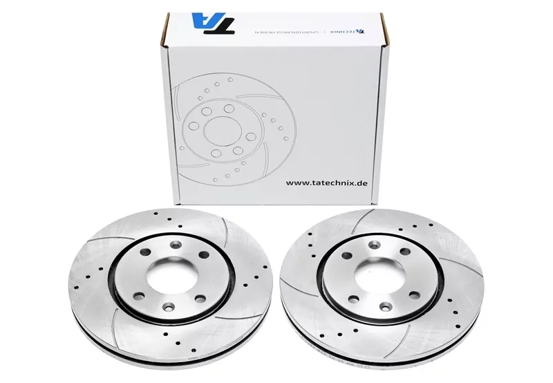 TA Technix Sport Bremsscheiben Satz Vorderachse passend für Peugeot 406 / 406 Break