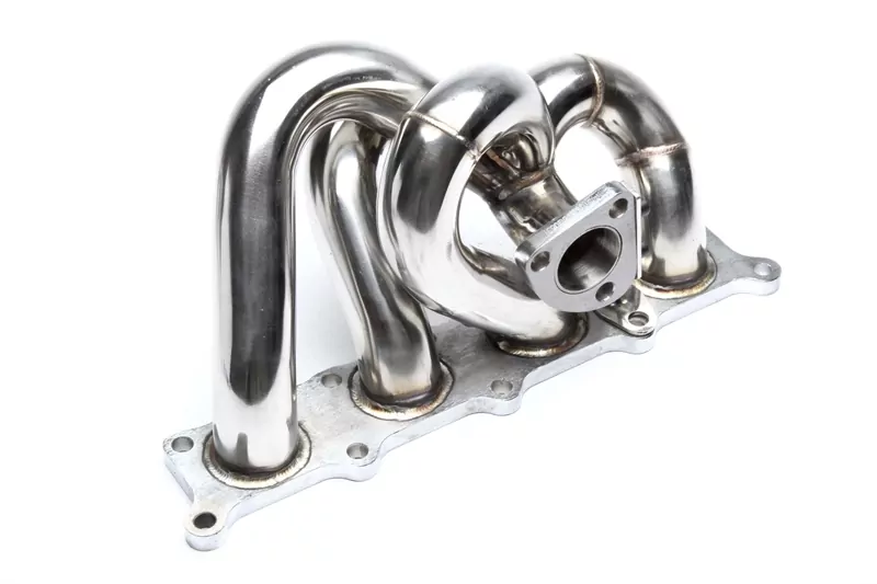 TA Technix Edelstahl Turbokrümmer mit K03+K04 Flansch/ 1.8T Motoren längs verbaut passend für Audi A4/A6/VW Passat 3B