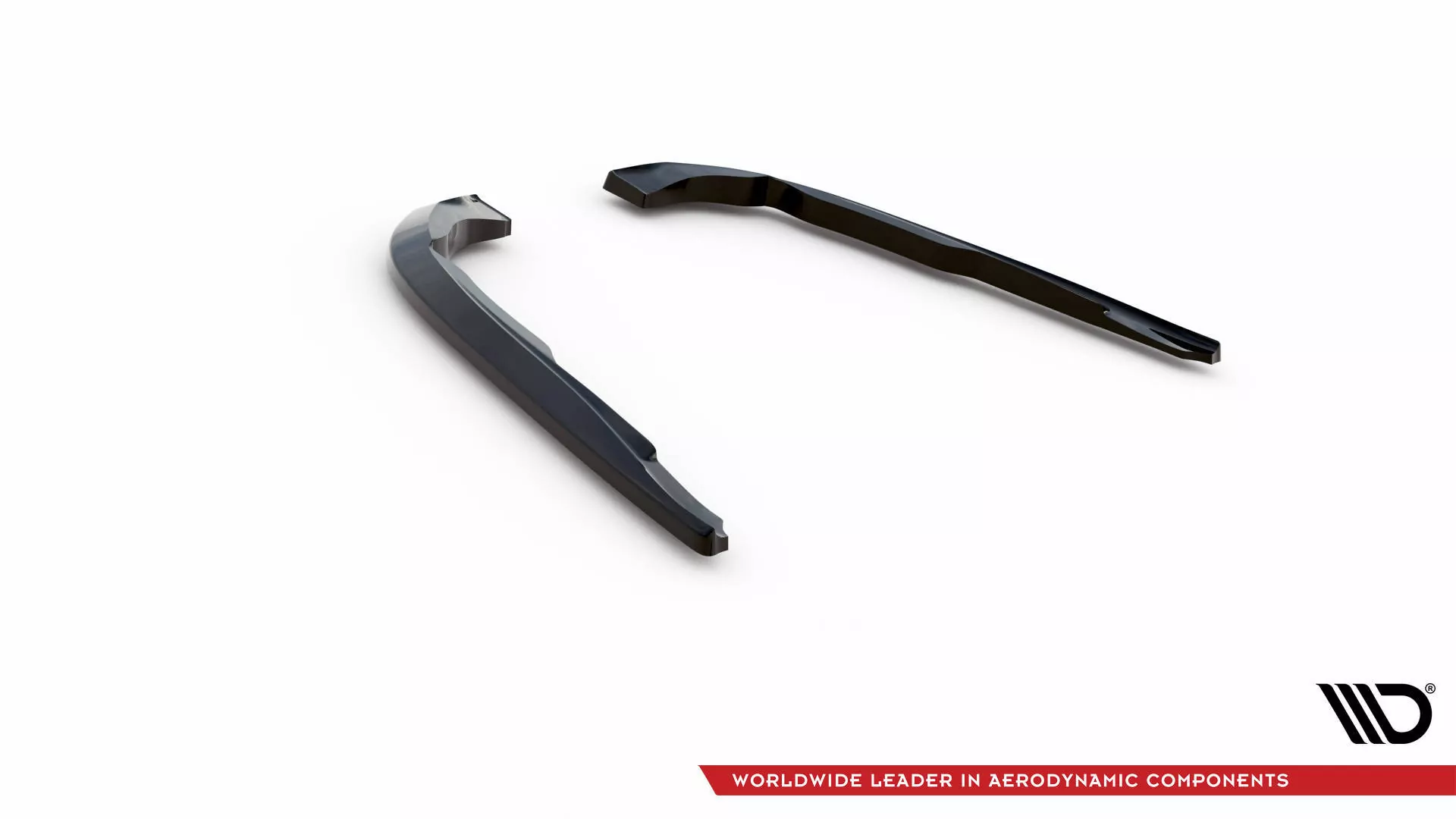 Heck Ansatz Flaps Diffusor V.1 Für Infiniti Q50 S Mk1 Schwarz Hochglanz