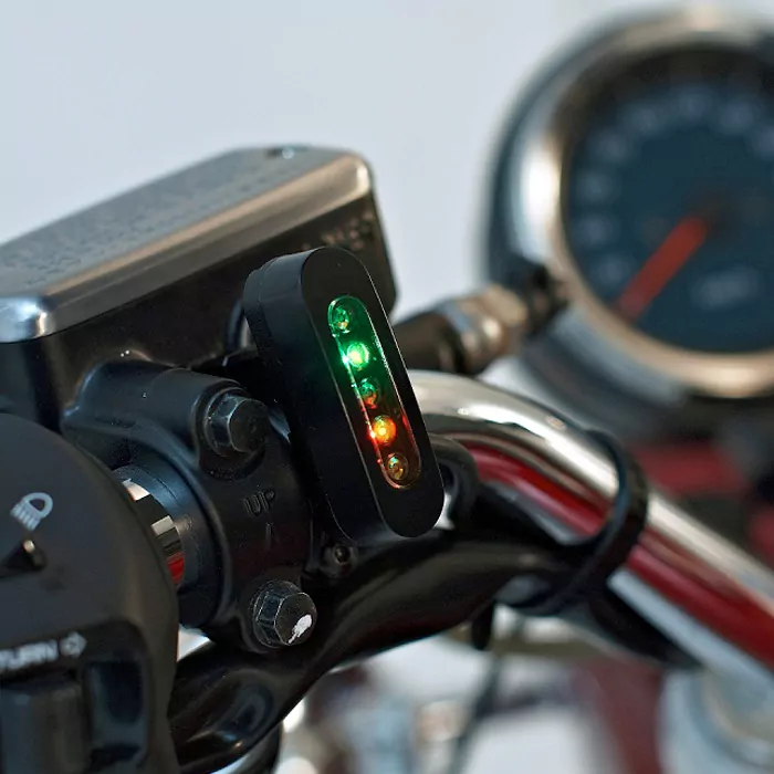 Daytona Mini Kontrollleuchteneinheit "alpha", 5 Led S ( Blinker R+l / Öl / Neutral / Fernlicht )