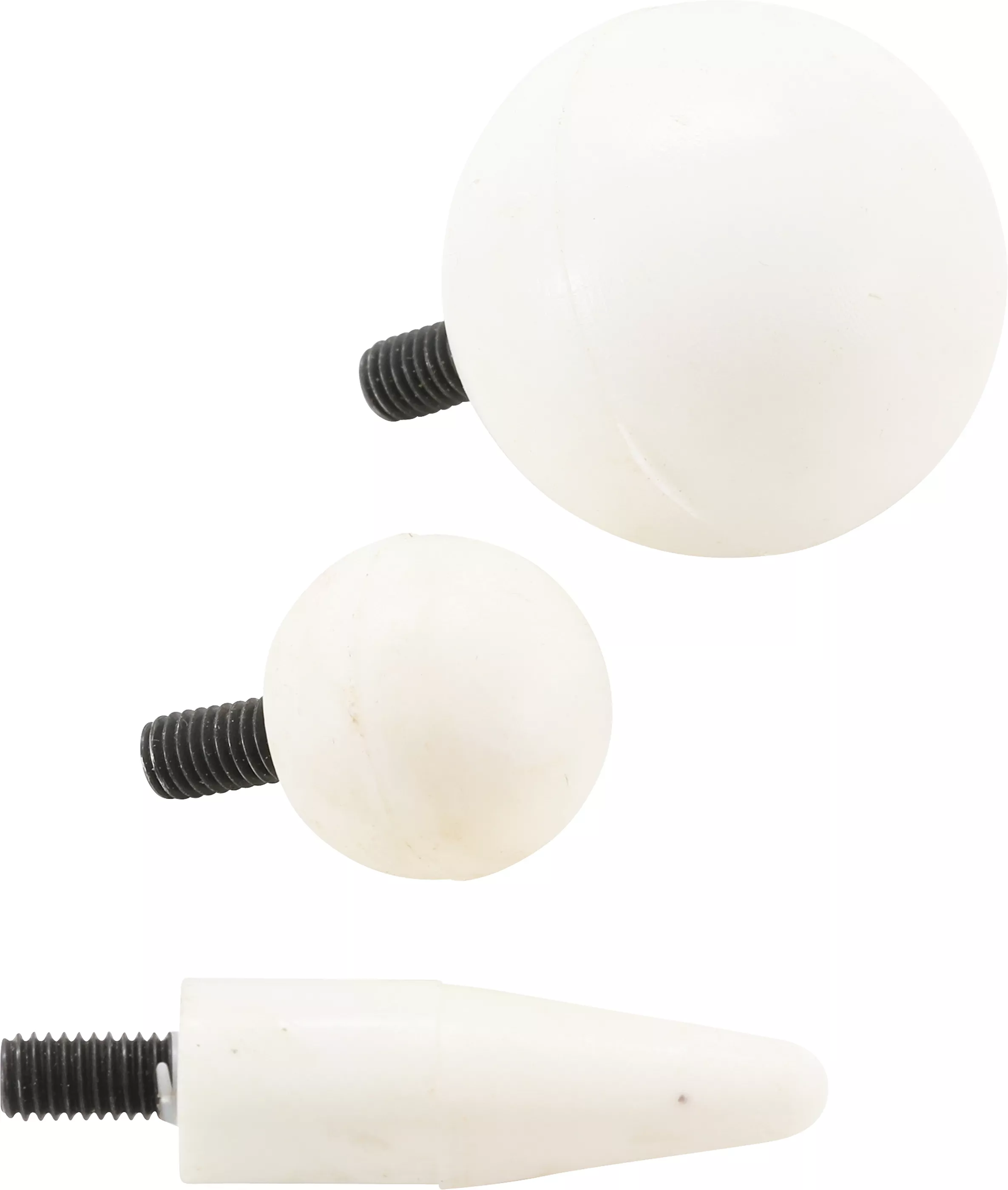 Kunststoff-Ersatzköpfe für Ausbeueleisen | M5 x 0,8 mm | für Art. 1659 | 3-tlg.