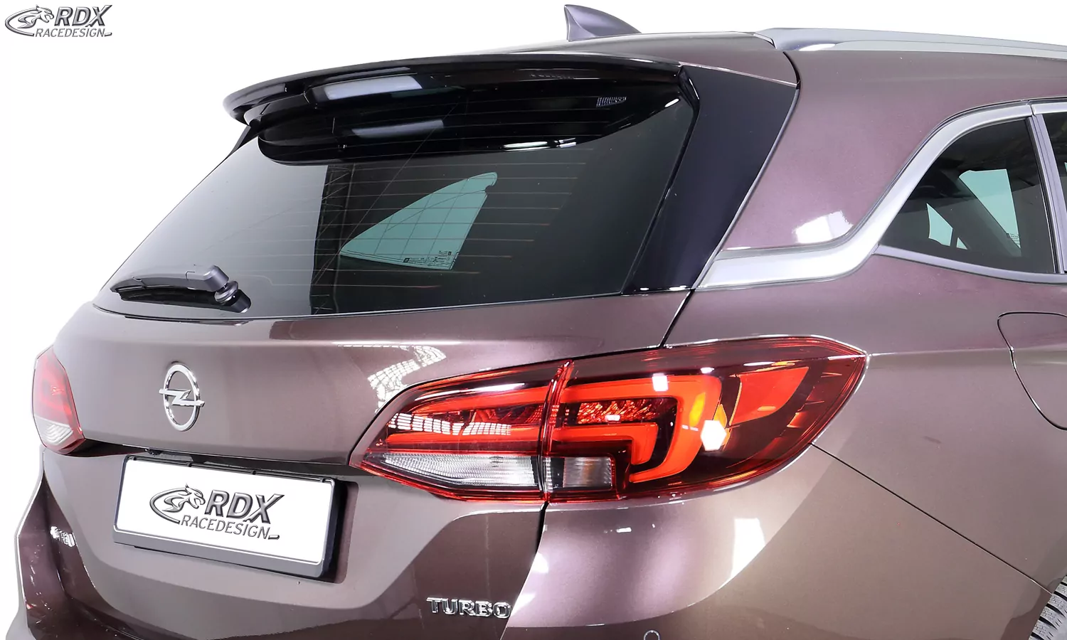 RDX Heckspoiler für OPEL Astra K SportsTourer / Kombi Dachspoiler Spoiler Ansatz Abrisskante