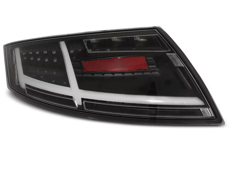 Led Bar Tail Lights Black Fits Audi Tt 04.06-02.14