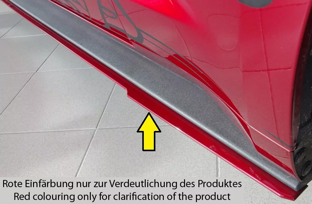 Rieger Seitenschwelleransatz für Ford Mustang 6 (LAE) | Coupé 11.14-07.17 (bis Facelift) nur für orig. GT-Schweller