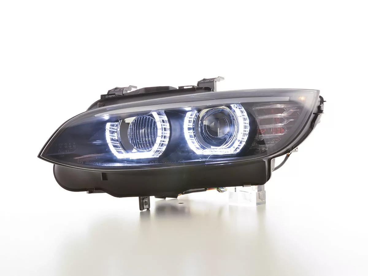 Scheinwerfer Set Xenon Daylight LED Tagfahrlicht BMW 3er E92/E93 Bj. 06-10 schwarz