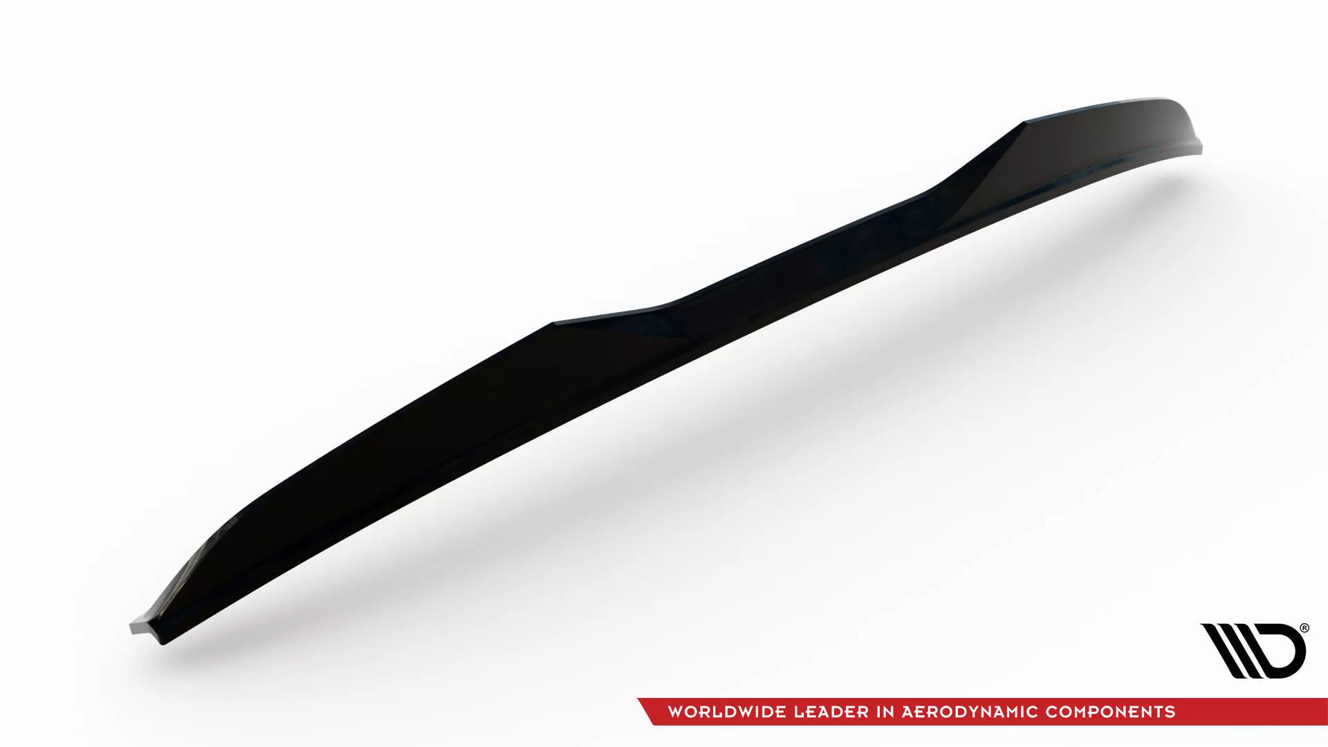 Spoiler CAP Für 3D Audi S5 Coupe / A5 S-Line Coupe F5 Facelift Schwarz Hochglanz
