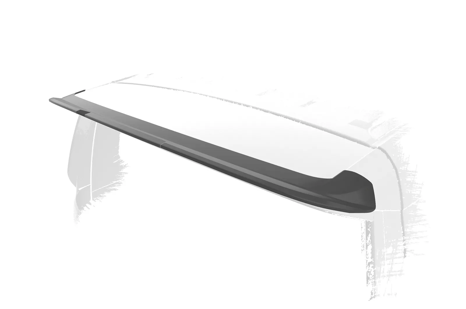 Heckflügel mit ABE für VW T7 Multivan HF925 Schwarz Strukturiert