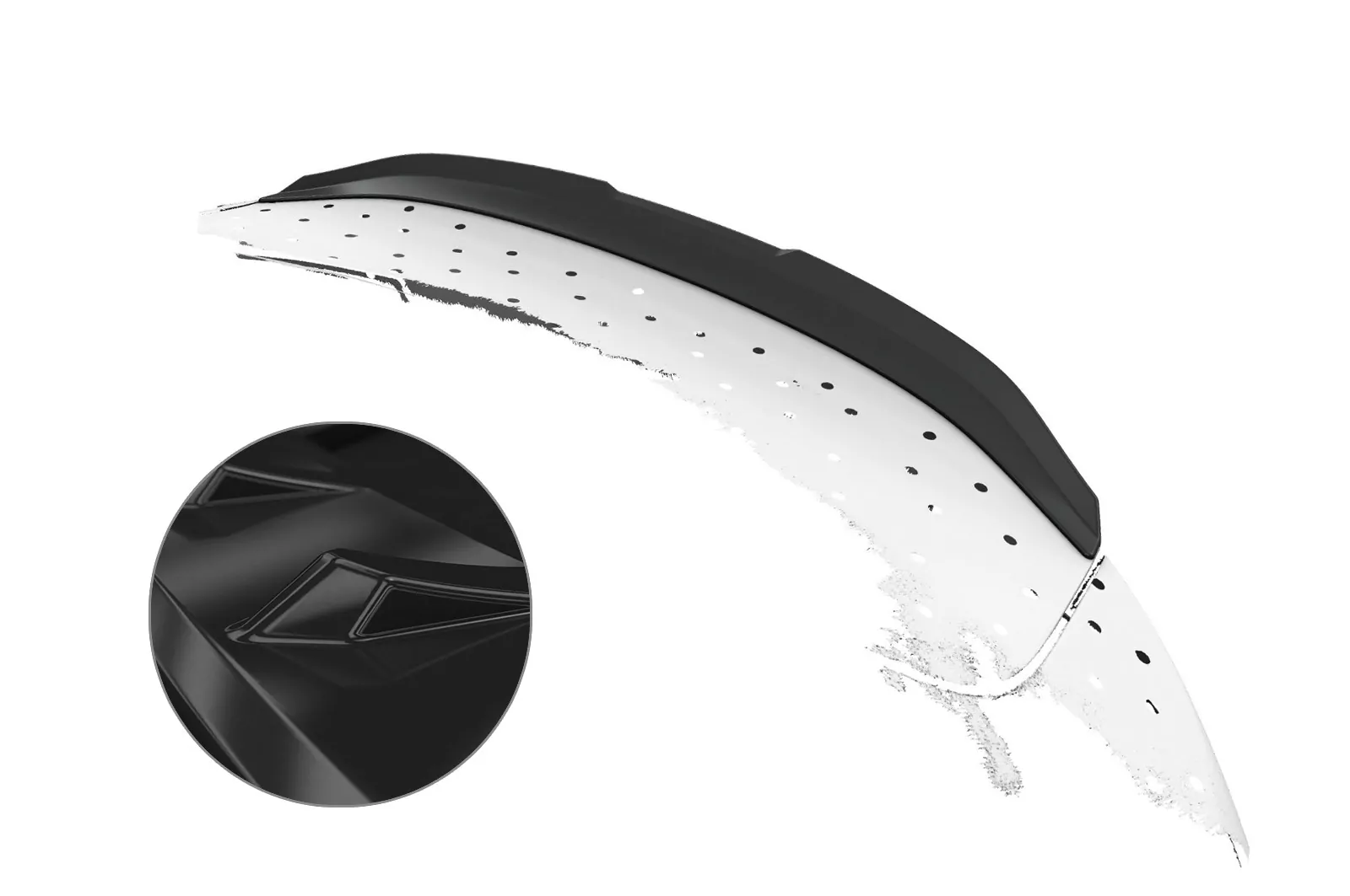 Heckflügel mit ABE für Aston Martin Vantage V8 / V12 Glossy (schwarz hochglanz)