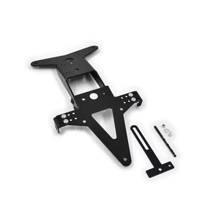 Kennzeichenhalter | MV AGUSTA F4 1000R/RR | 10-13 verstellbar | schwarz | inkl. Reflektorhalter