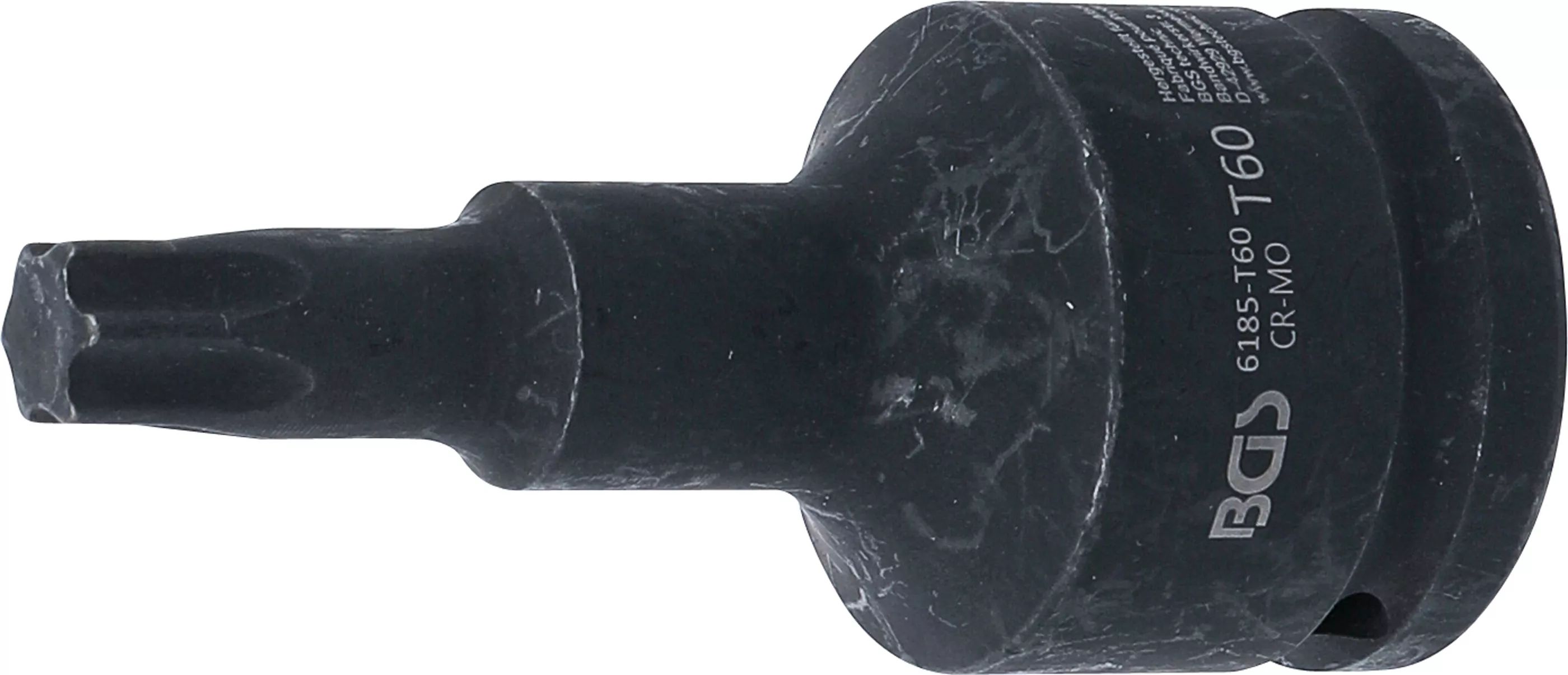 Kraft-Bit-Einsatz | Länge 100 mm | Antrieb Innenvierkant 20 mm (3/4") | T-Profil (für Torx) T60