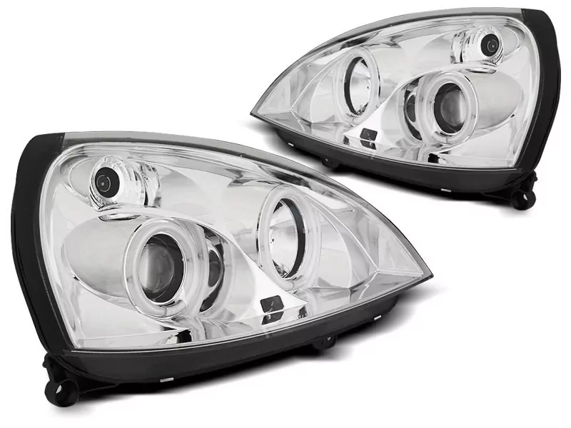 RENAULT CLIO II 06.01-09.05 ANGEL EYES CCFL CHROME