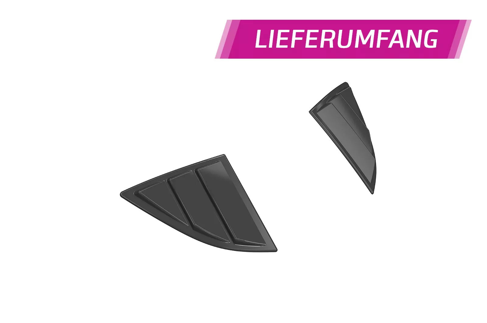 Seitenscheibenblenden für Toyota GR Supra (A90) SSB001 Schwarz Strukturiert