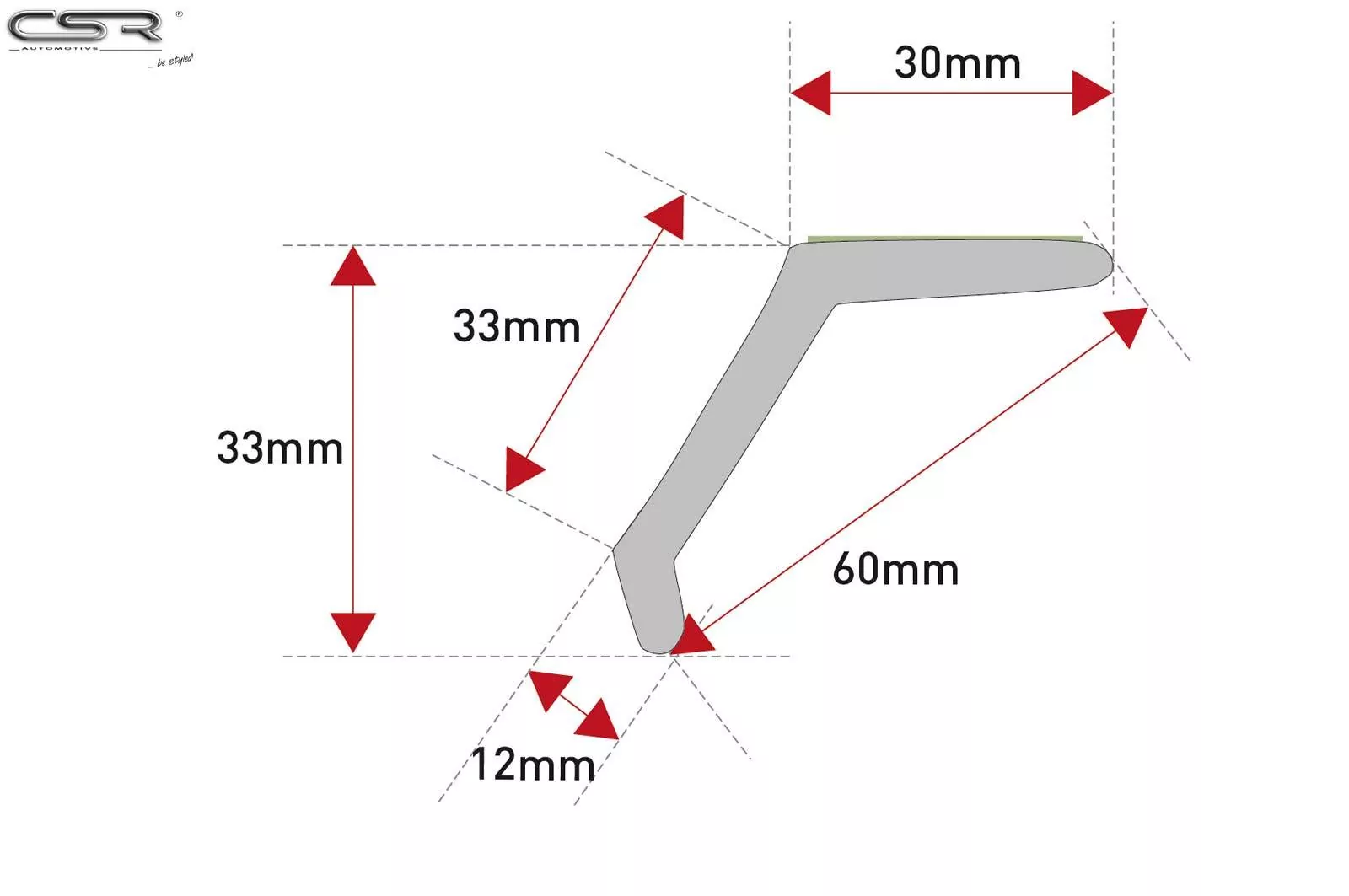 easy²tune XXL Universal Spoilerlippe zum ankleben ZB144