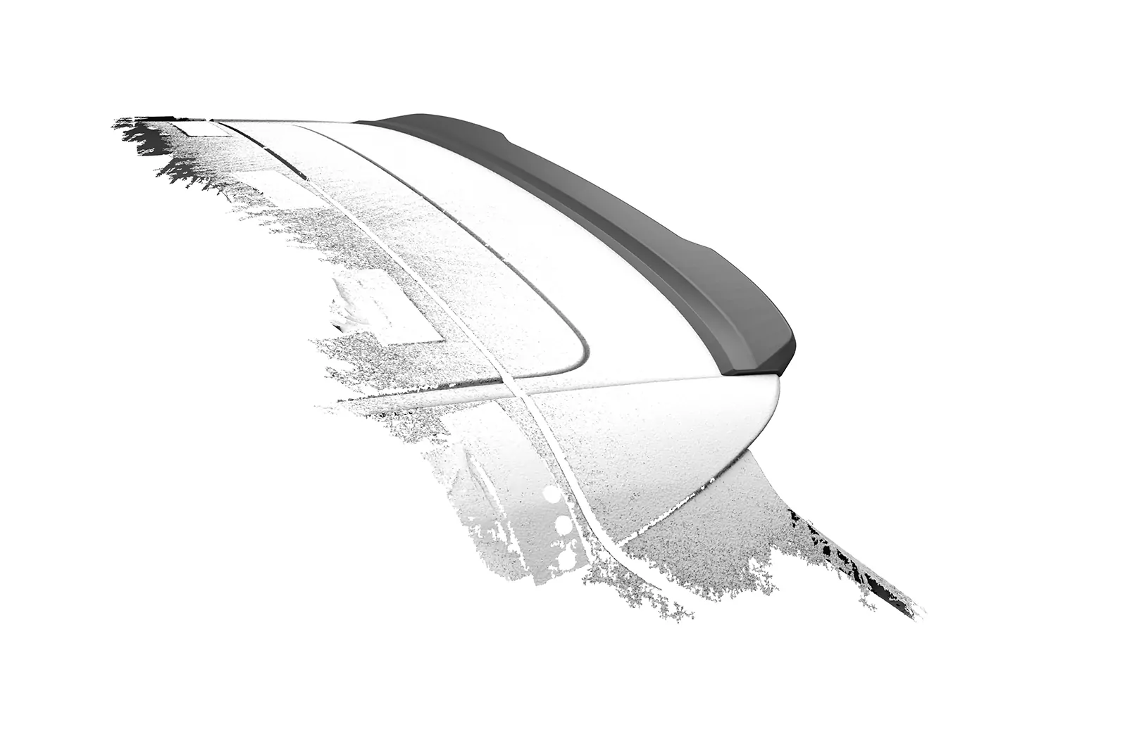 Heckflügel mit ABE für Kia Ceed (CD) HF110 Schwarz Strukturiert