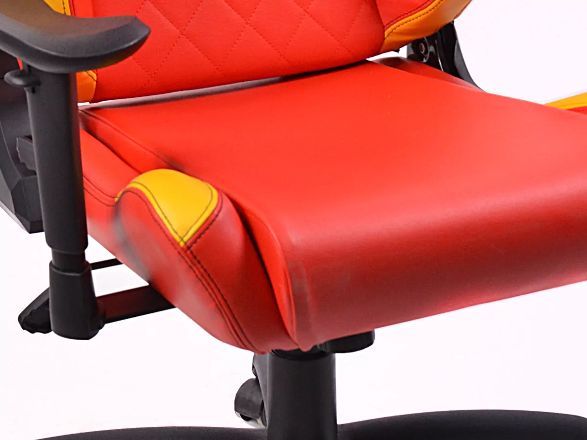 FK Gamingstuhl eGame Seats eSports Spielsitz London rot/gelb