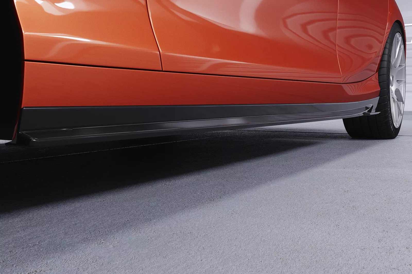 Seitenschweller für BMW 1er F20 / F21 SS510 Schwarz Strukturiert