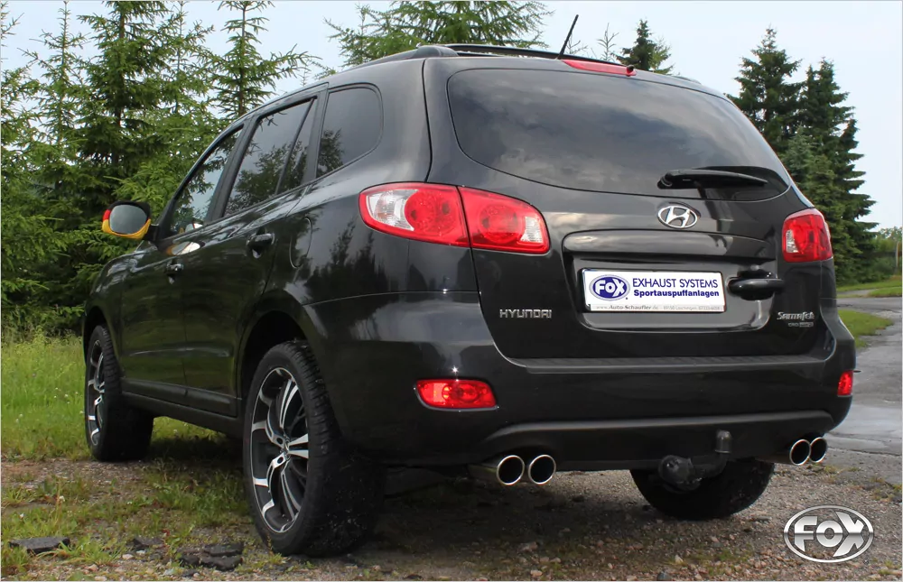 Hyundai Santa Fe 4x4 - CM  Endschalldämpfer rechts/links - 2x90 Typ 16 rechts/links