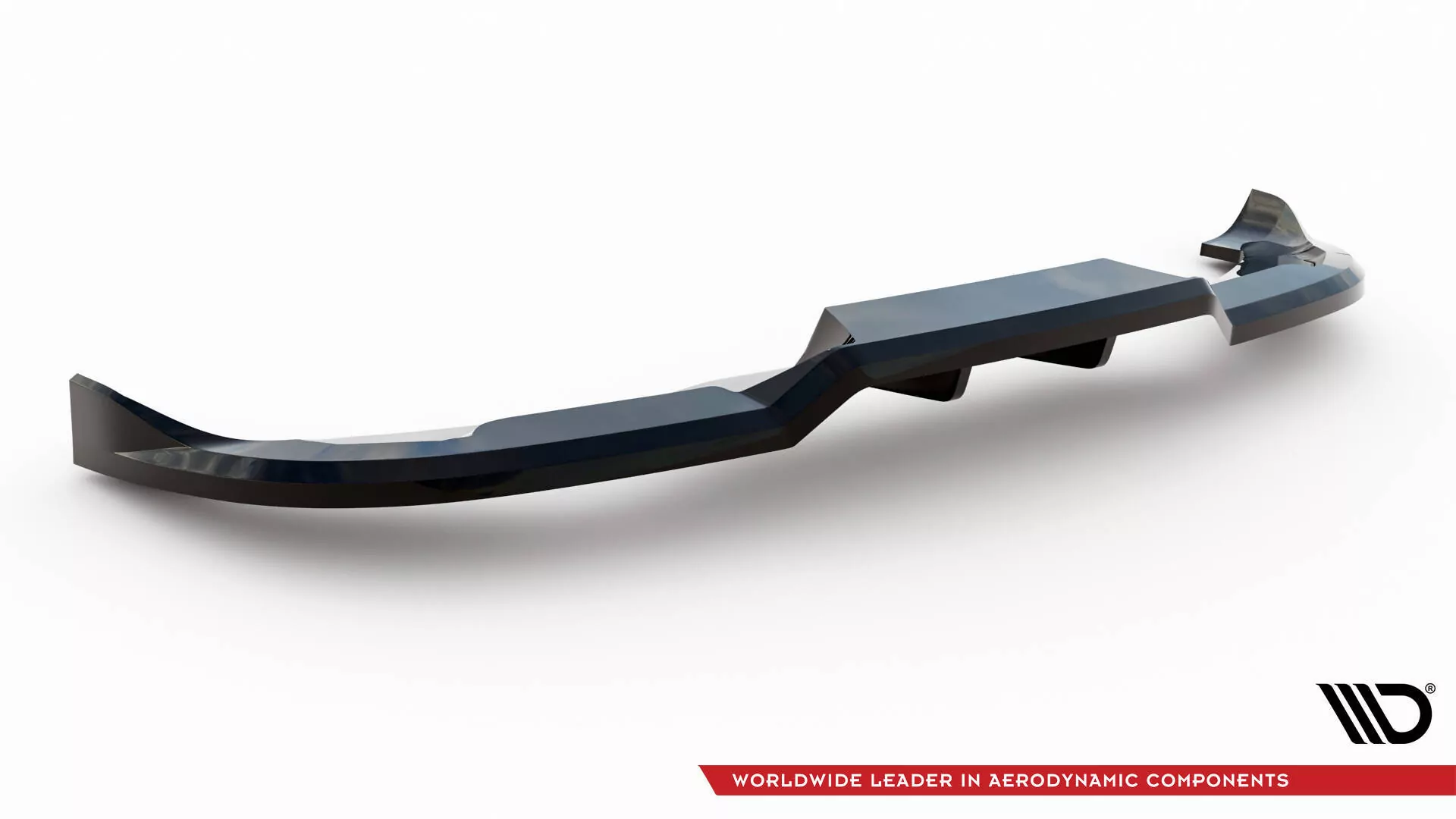 Hinten Splitter (mit Einem Vertikalem Balken) Seat Arona FR Mk1 Schwarz Hochglanz