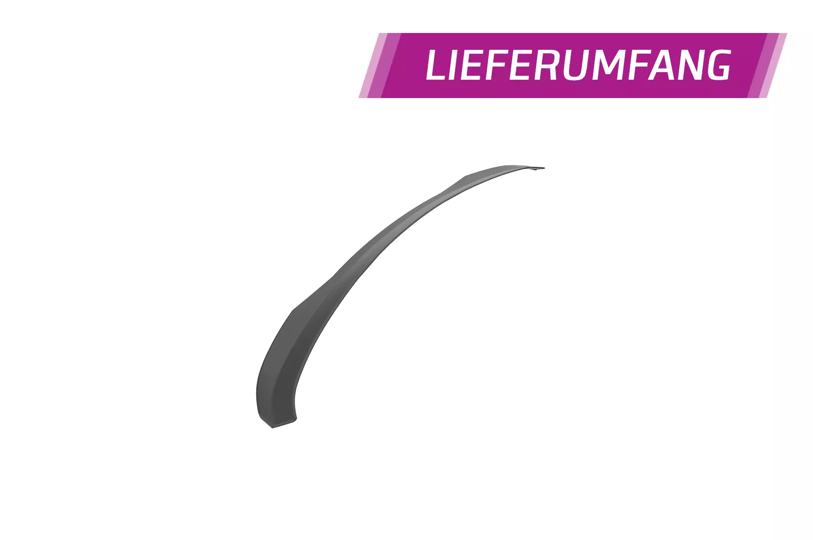 Heckflügel mit ABE für Cupra Formentor HF866 Schwarz Strukturiert