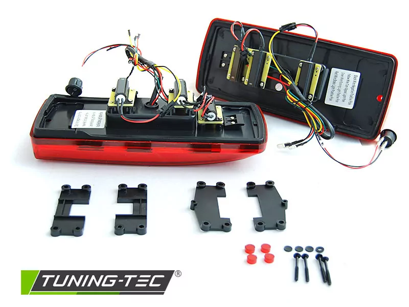 Led Bar Tail Lights Red White Fits Mercedes W463 G-class 90-18