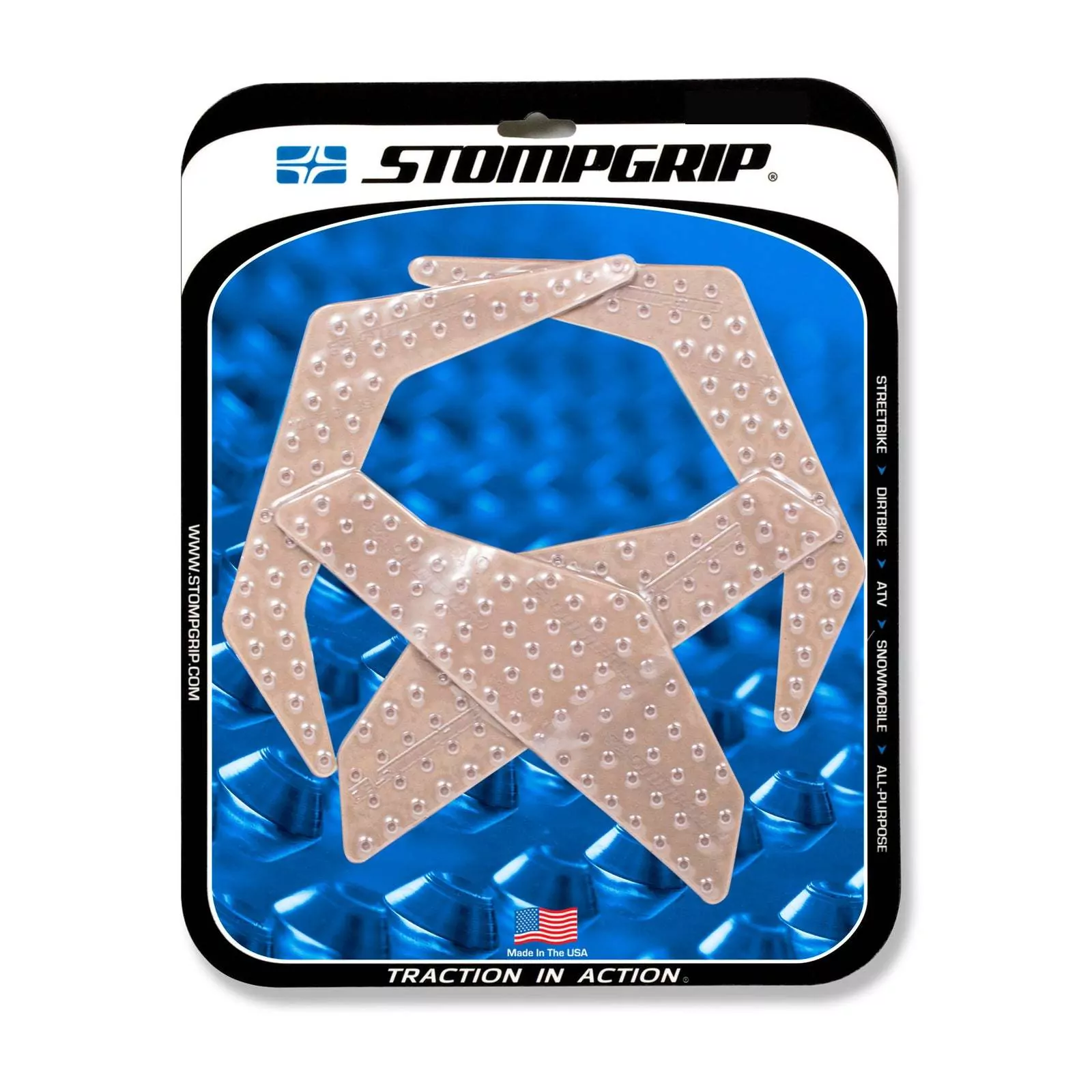 Stompgrip Traction Pad Volcano für Suzuki Katana 20-22 Klar