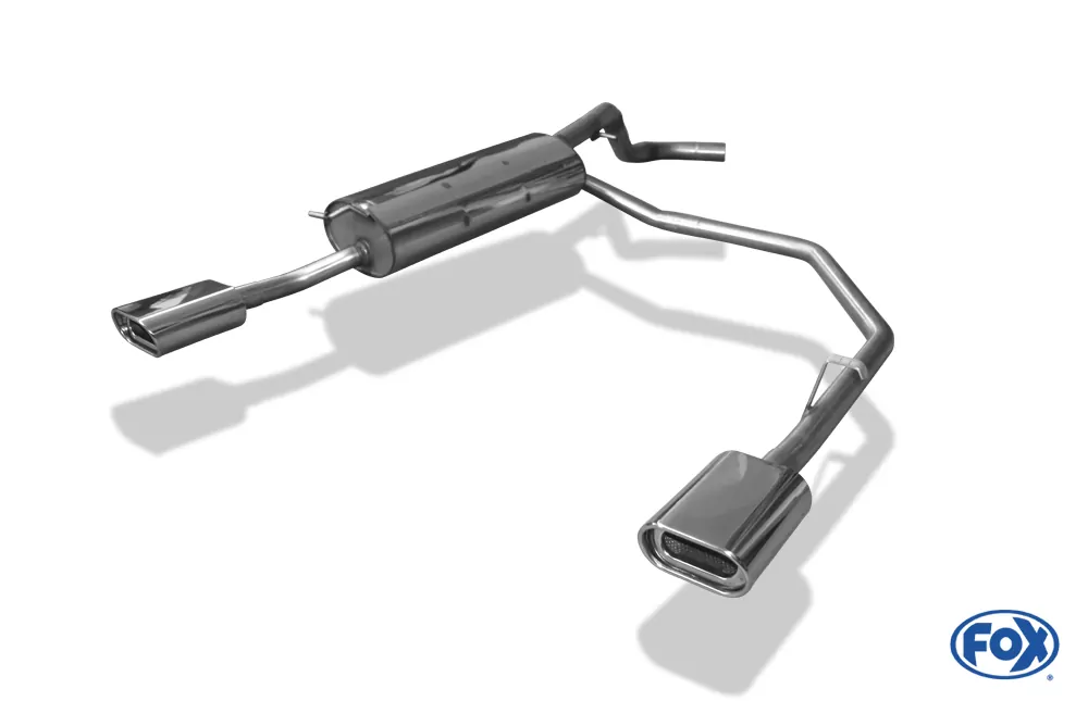 VW Bora 1J/ Bora Variant 1J  Endschalldämpfer Ausgang rechts/links - 135x80 Typ 53 rechts/links