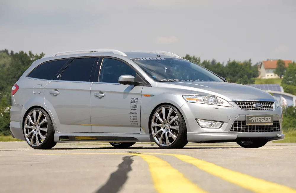 Rieger Spoilerlippe SG-Design für Ford Mondeo (BA7) - Turnier 03.07-09.10 (bis Facelift) carbon optik